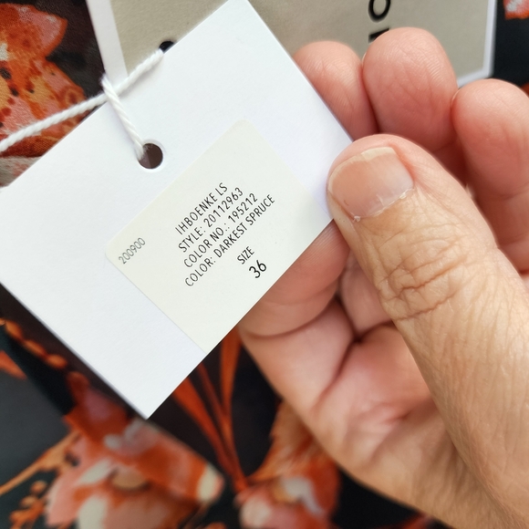 ICHI Denmark Floral Women's Blouse 2 Piece Blouse - Floral NWT - Picture 7 of 11